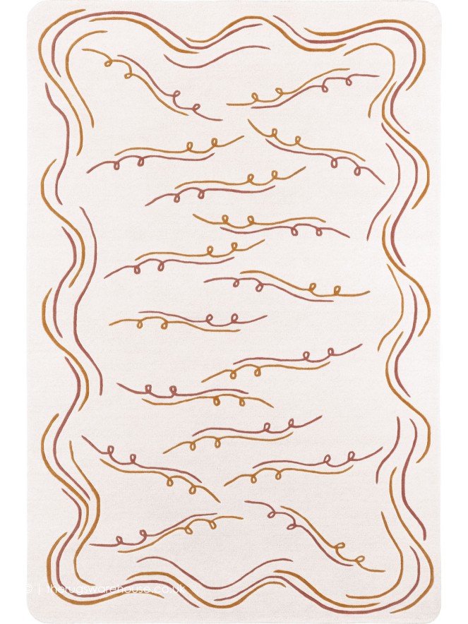 Nazare Ecru Brique Rug - 8