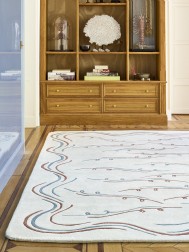 Nazare Blanc Bleu Rug - Thumbnail - 2