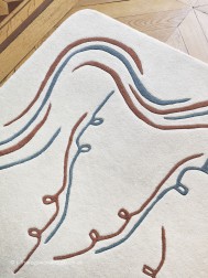 Nazare Blanc Bleu Rug - Thumbnail - 3