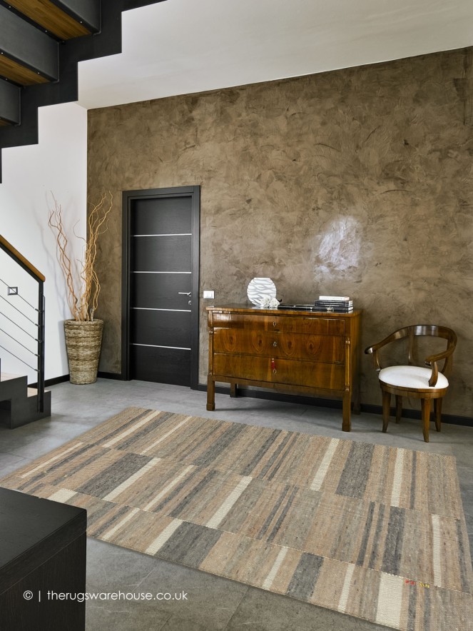 Medeney Beige Grey Rug - 2