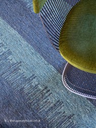 Almonia Bleu Rug - Thumbnail - 4