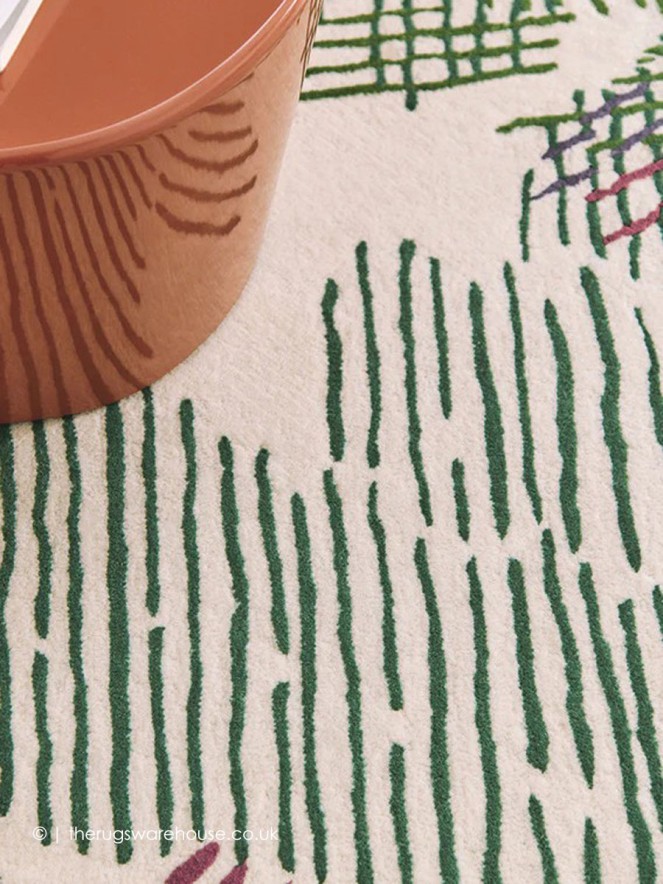 Paysage Printemps Circle Rug - 6