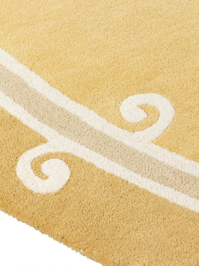 Syracuse Jaune Circle Rug - 3