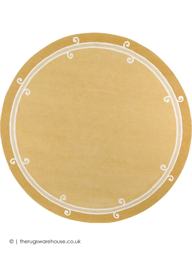 Syracuse Jaune Circle Rug - 4