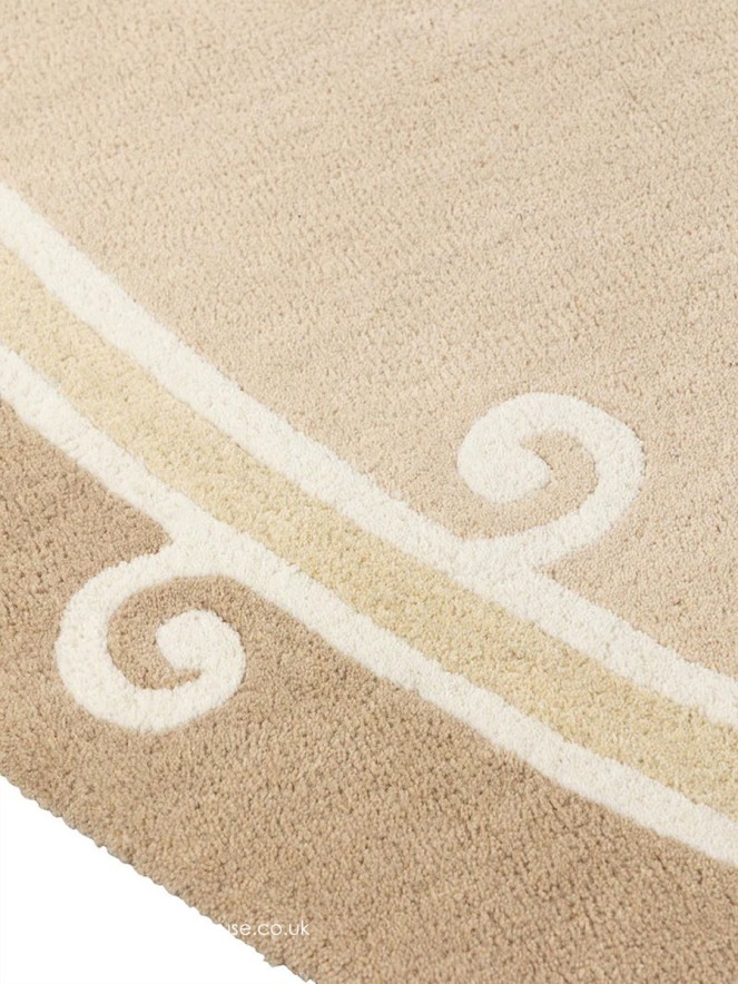 Syracuse Naturel Circle Rug - 3