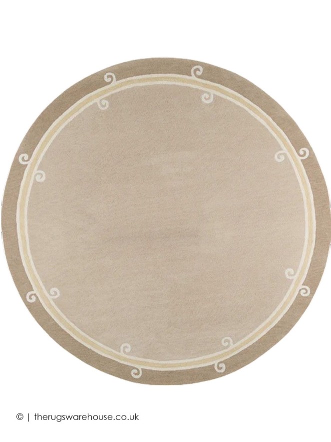 Syracuse Naturel Circle Rug - 4