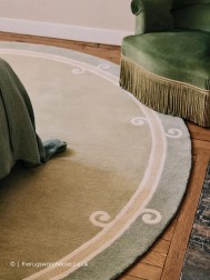 Syracuse Sauge Circle Rug - Thumbnail - 2