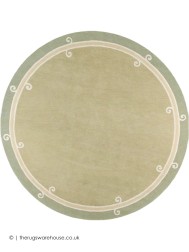 Syracuse Sauge Circle Rug - Thumbnail - 5