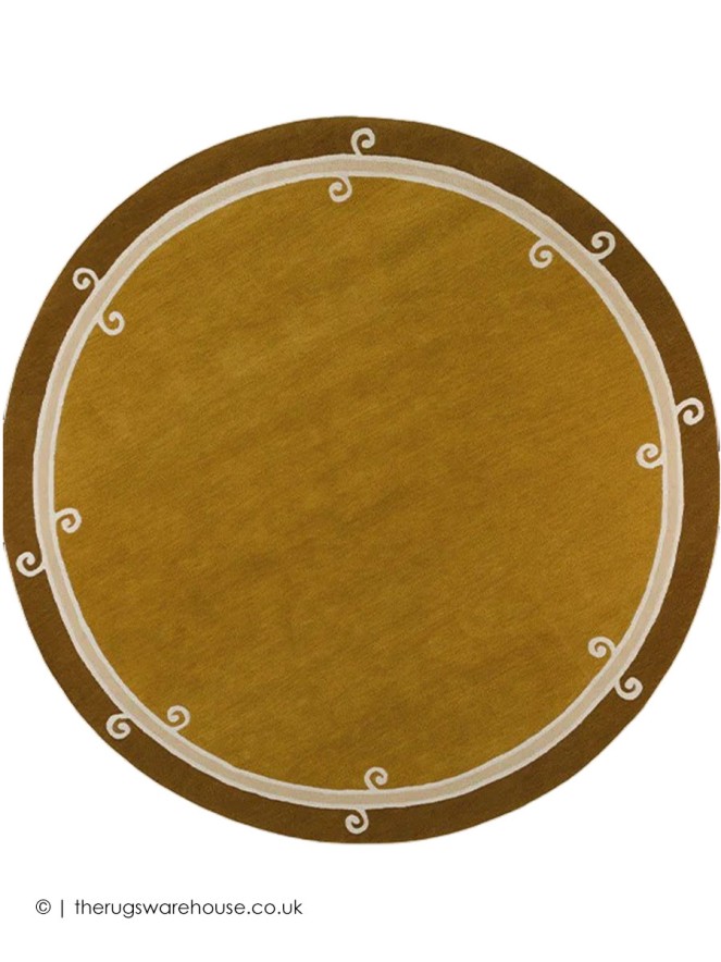 Syracuse Tabac Circle Rug - 4