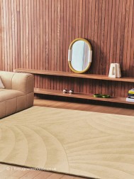 Volute Beige Rug - Thumbnail - 2