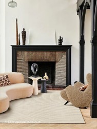 Volute Ecru Rug - Thumbnail - 2