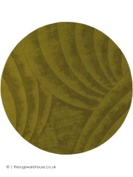 Volute Vert Circle Rug - Thumbnail - 5