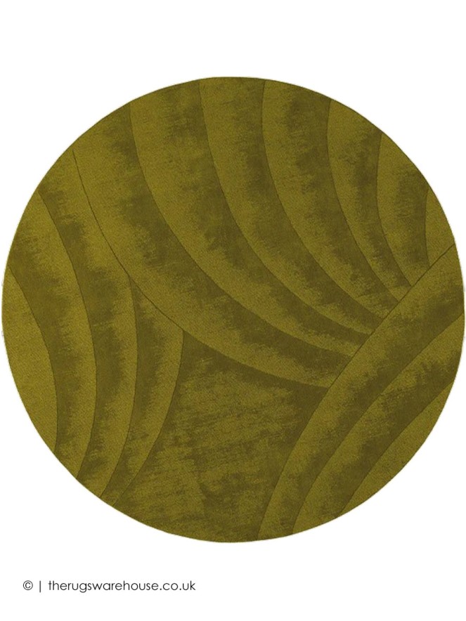 Volute Vert Circle Rug - 5
