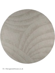 Volute Silver Circle Rug - Thumbnail - 4