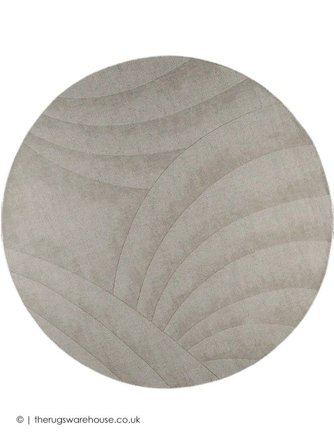Volute Silver Circle Rug - 4