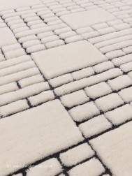 Empire Cream Black Rug - Thumbnail - 4