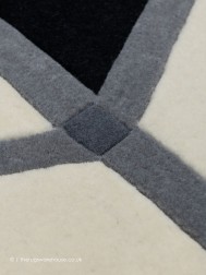 Krystal Black Grey Rug - Thumbnail - 6