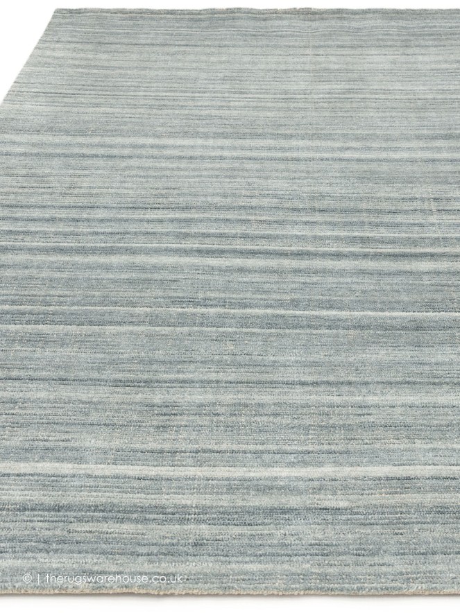 Hazy Sea Blue Rug - 8