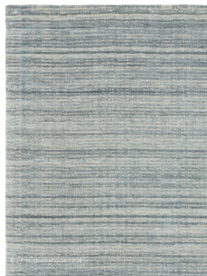 Hazy Sea Blue Rug - 7