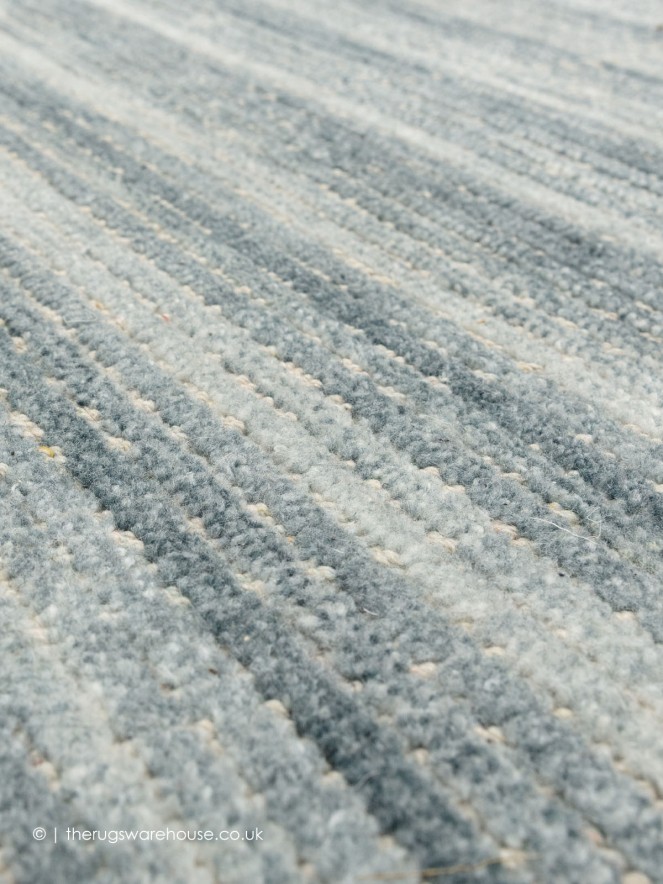 Hazy Sea Blue Rug - 6
