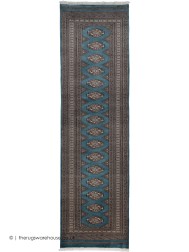 Bokhara Jalder Teal Runner - Thumbnail - 7