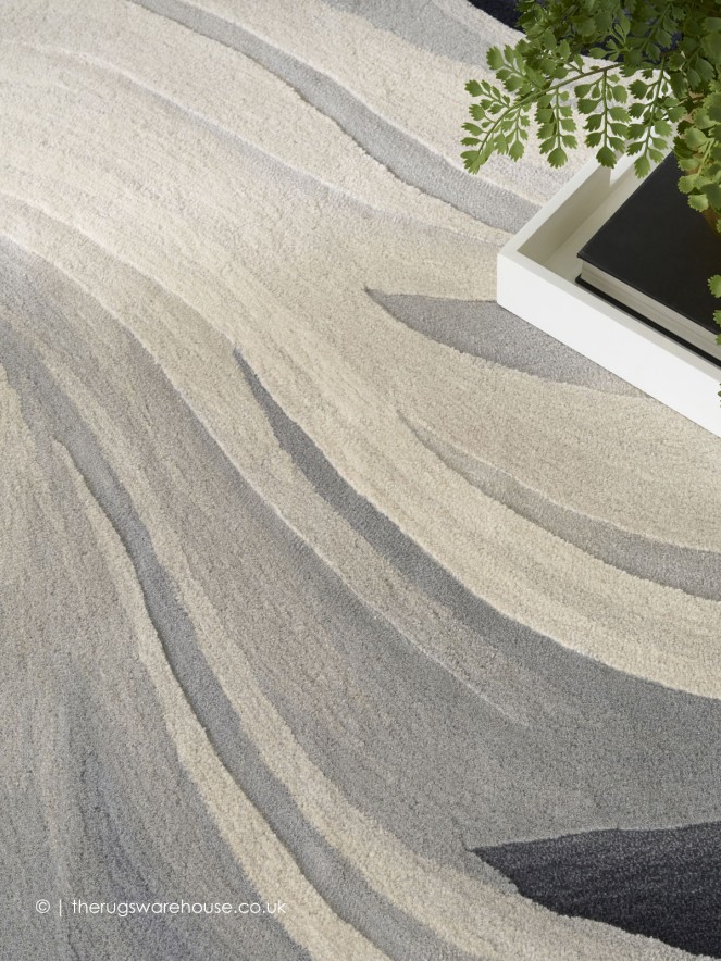 Prismatic Ivory Black Rug - 4