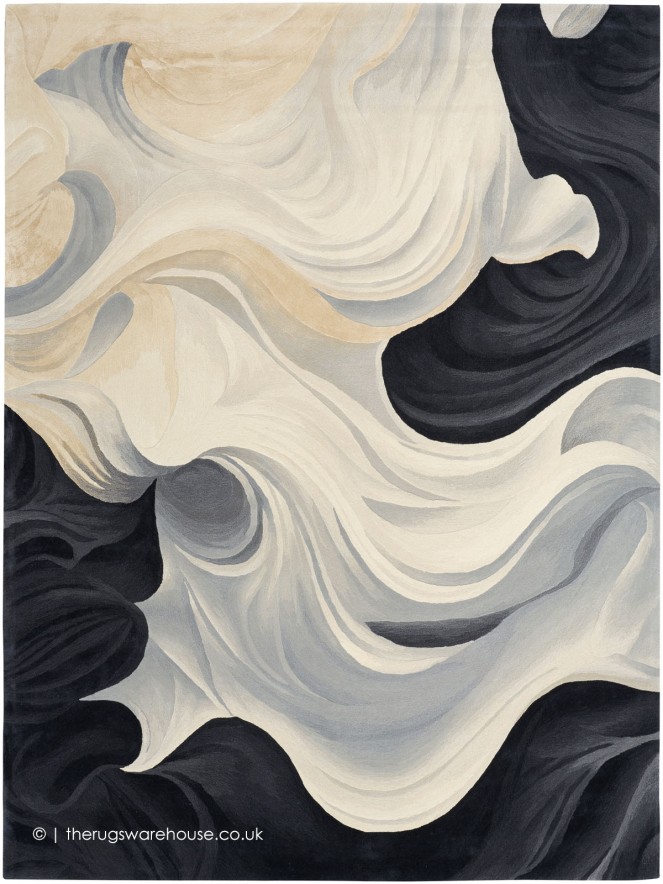 Prismatic Ivory Black Rug - 9