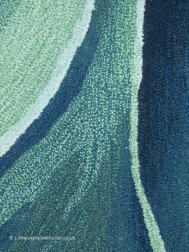 Prismatic Silver Green Rug - Thumbnail - 6
