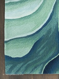 Prismatic Silver Green Rug - Thumbnail - 7