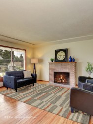 Medeney Grey Orange Rug - Thumbnail - 2