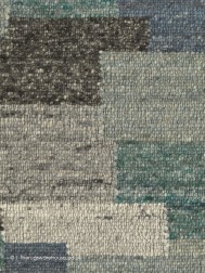 Meru Blue Mix Rug - Thumbnail - 4