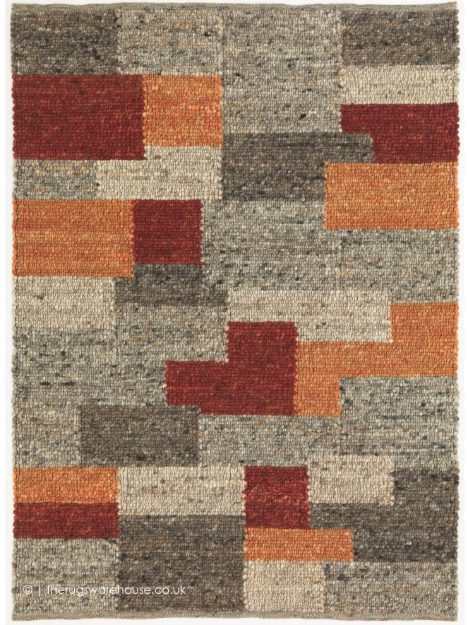 Meru Orange Mix Rug - 6