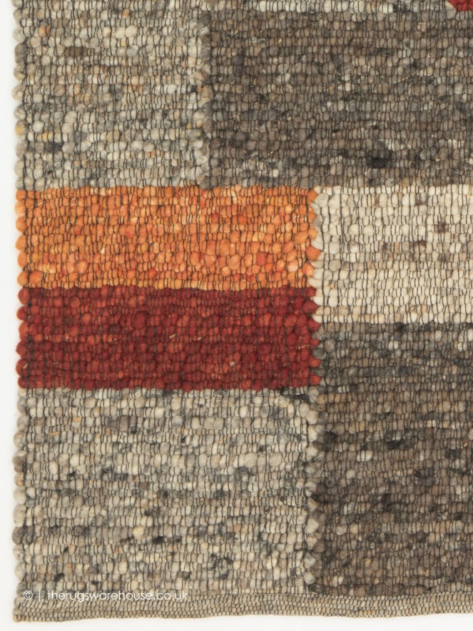 Meru Orange Mix Rug - 5