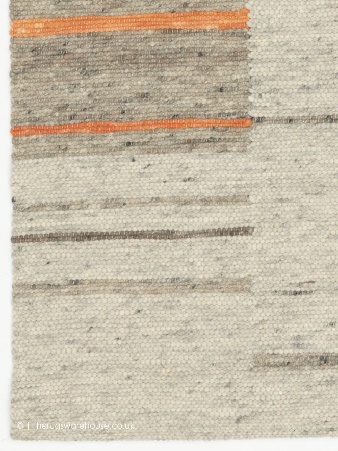 Trace Orange Rug - 5