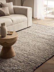 Natural Dark Hilly Grey Rug - Thumbnail - 3