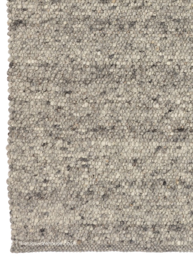 Natural Dark Hilly Grey Rug - 5