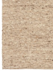 Natural Smooth Beige Rug - Thumbnail - 5
