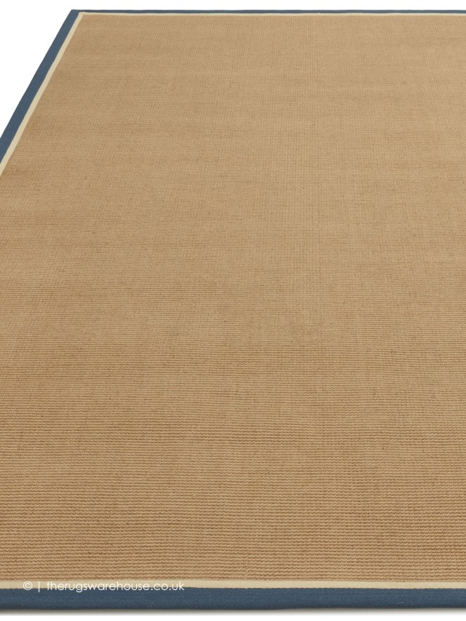 Bordo Boucle Blue Cream Rug - 8