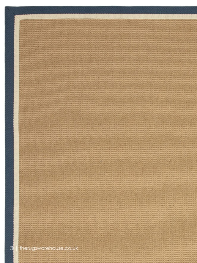 Bordo Boucle Blue Cream Rug - 7