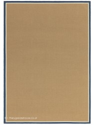 Bordo Boucle Blue Cream Rug - Thumbnail - 9