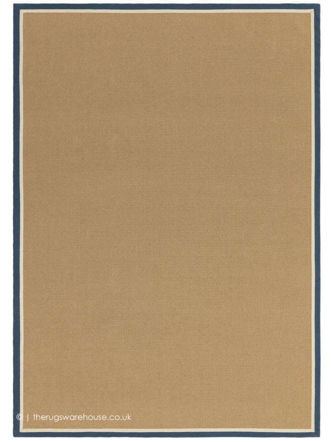 Bordo Boucle Blue Cream Rug - 9