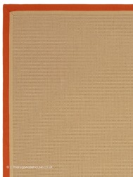 Bordo Boucle Rust Linen Rug - Thumbnail - 7