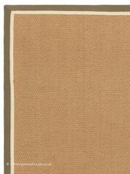 Bordo Herringbone Khaki Cream Rug - Thumbnail - 7
