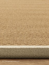 Bordo Herringbone Khaki Cream Rug - Thumbnail - 4