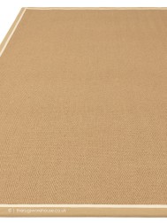 Bordo Herringbone Linen Cream Rug - Thumbnail - 8
