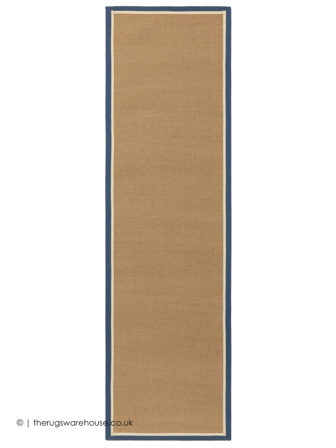 Bordo Boucle Blue Cream Runner - 6