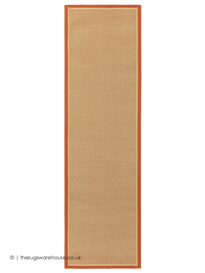 Bordo Boucle Rust Linen Runner - 6