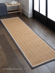 Bordo Herringbone Slate Cream Runner - Thumbnail - 2