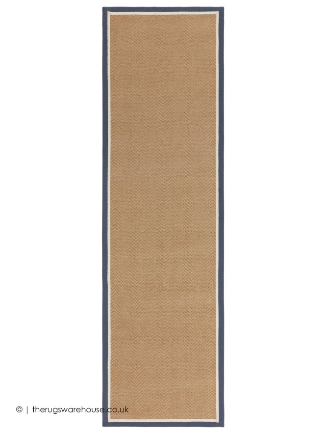 Bordo Herringbone Slate Cream Runner - 6