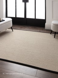 Korra Double Charcoal Cream Rug - Thumbnail - 2